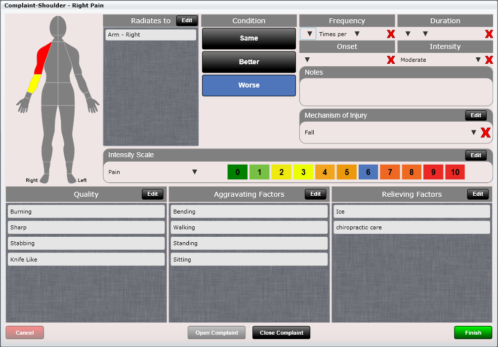 ChiroSpring Re-evaluate Existing Complaints