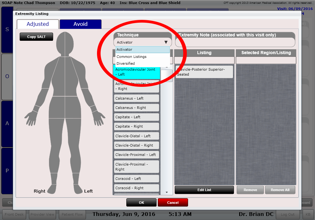 ChiropSpring Extremity Adjustments Technique