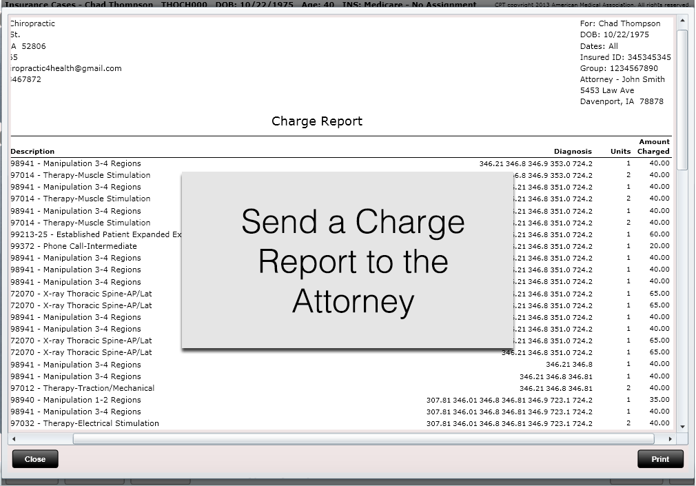 ChiroSpring Use Insurance Cases for Attorneys and Personal Injury