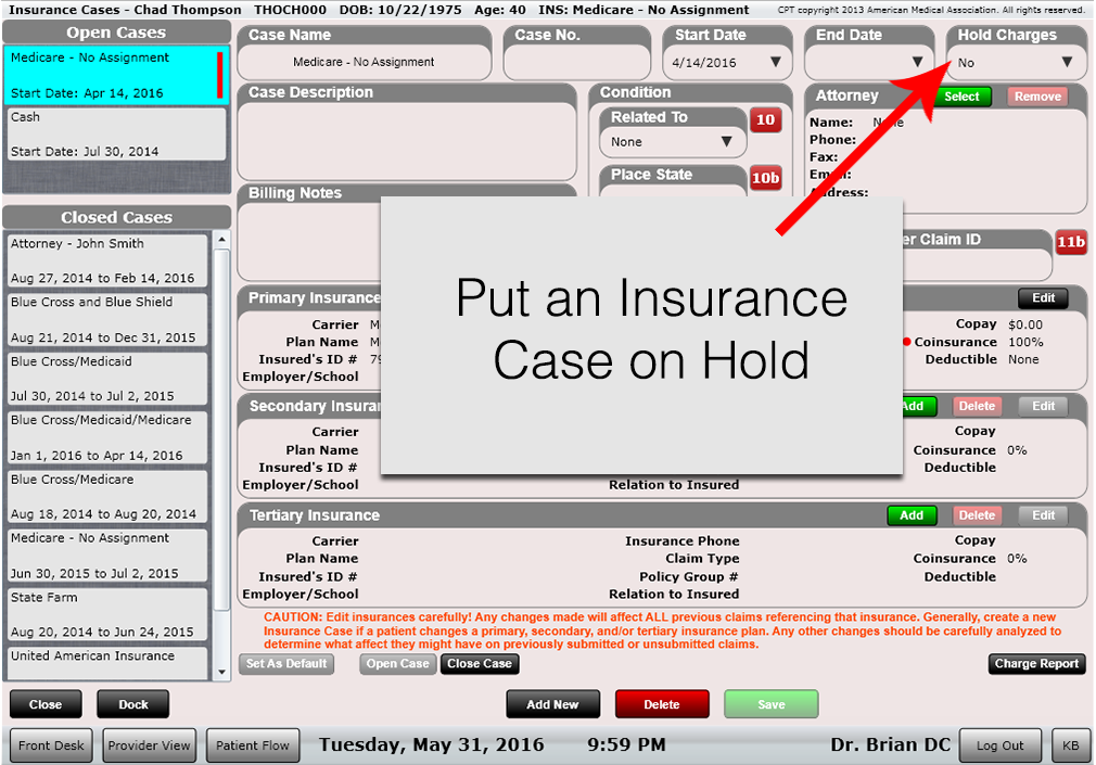 ChiroSpring Put Insurance Cases on Hold