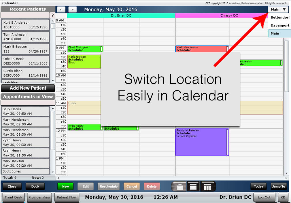 ChiroSpring Multi-Locations No Remote Desktop or VPN Required
