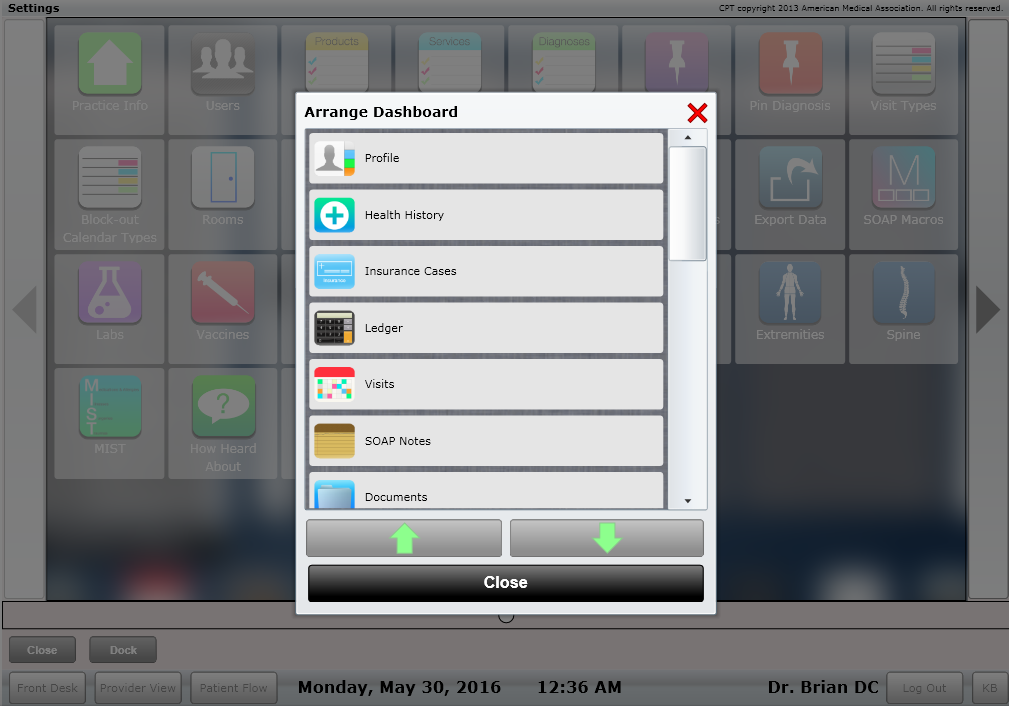ChiroSpring Dashboard