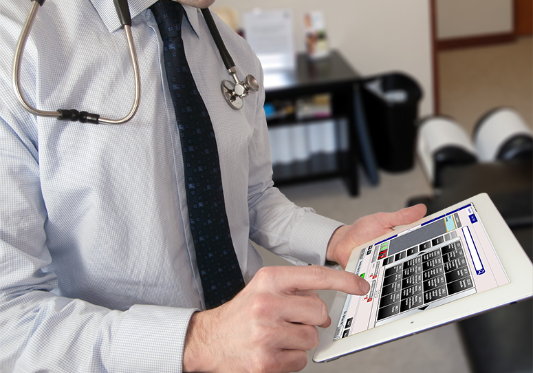 ChiroSpring Touch Scroll Through Documents and SOAP Notes